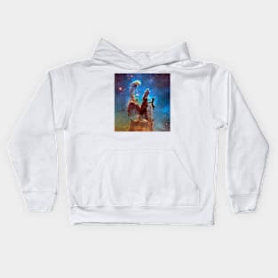 Pillars of Creation in Eagle Nebula, 2014 HST image (C032/1713) Kids Hoodie